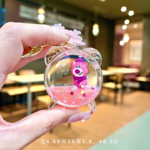 Without buckle [alarm clock] milk pink strawberry bear