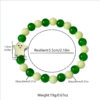Wholesale Amazon Cross-border Hot Undead Festival Luminous Bracelet Glass Beaded Halloween Ghost Luminous Festival Hand Jewelry