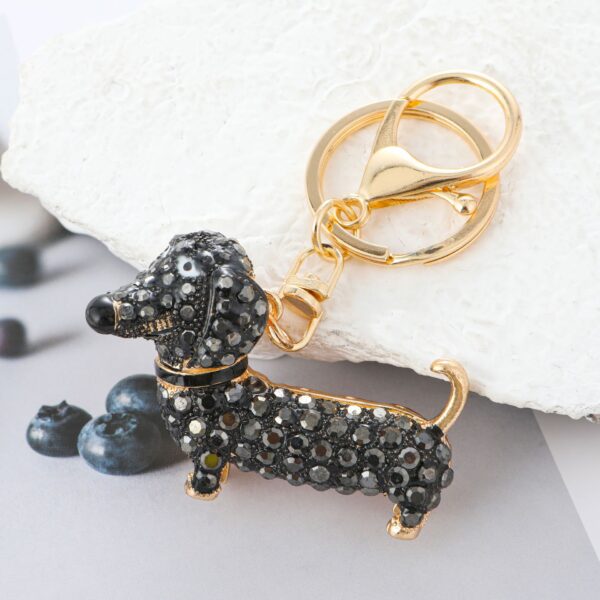 Wholesale Cute Dachshund Dog Keychain Exquisite Keychain Pendant