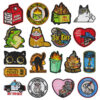 O1CN01xKWclM1C3Ux474HD4_2893910025-0-cib Wholesale Fun Badge Duck Goose Cat Graphic Cloth DIY Patches