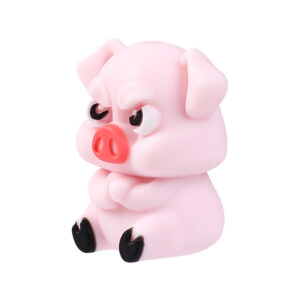 3d angry piggy