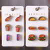 O1CN01xMQ2DK1ZzQ8L4RDz9_2214986983265-0-cib Wholesale Hamburger Hot Dog Chicken Leg Popcorn Coke Food Earrings