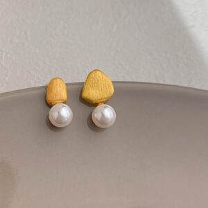 Ab style pearl-silver needle