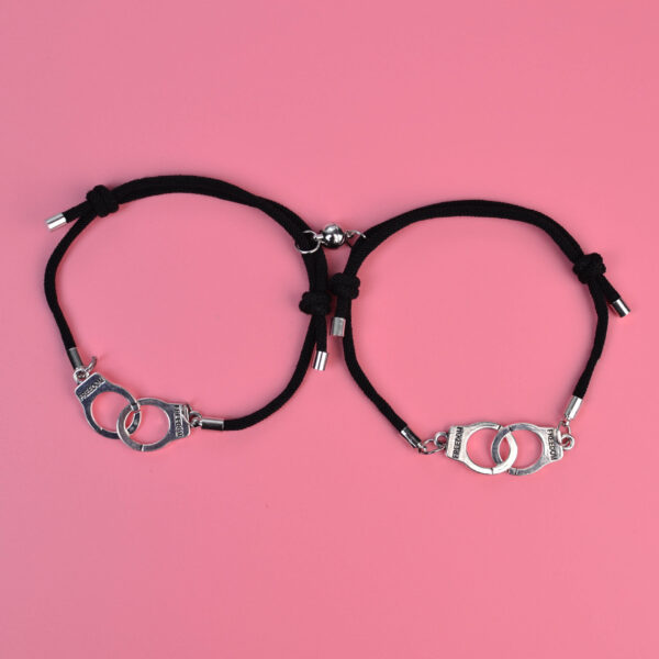 Wholesale Couple Bracelet European And American Simple Handcuffs Bracelet Bracelet Pair