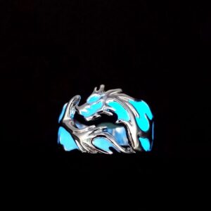 Ancient silver blue light / Opening adjustable