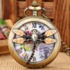 Wholesale Dragonfly Retro Roman Digital Pocket Watch