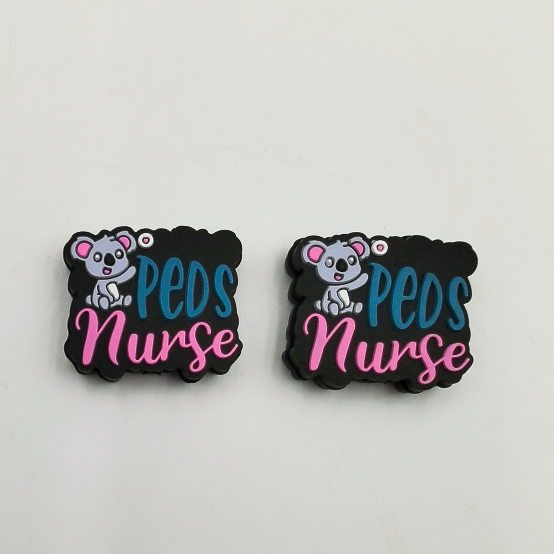 Wholesale Cartoon Koala Pattern Letters Silicone Beads