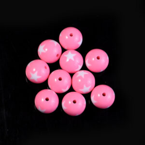 Pink / Diameter: 12mm, hole diameter 2.8mm, 20 pcs/pack