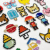 Wholesale Cartoon character embroidered patch frog cross-stitch cloth patch