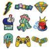 Wholesale Cartoon Game Console Theme Embroidery DIY Patches