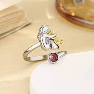 Rose diamond and gold ring