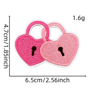 Pink couple cloth stickers 23#