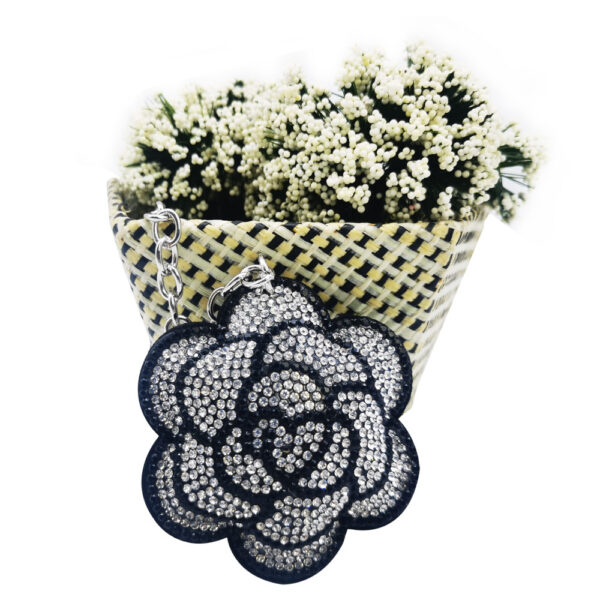 Wholesale Figure Plum Blossom Diamond Keychain