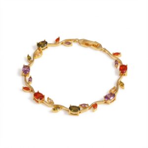 Dark mixed gold bracelet