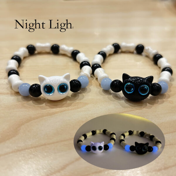 Wholesale Dopamine Kitten Color Beaded Bracelet Girlfriend Jewelry Scenic