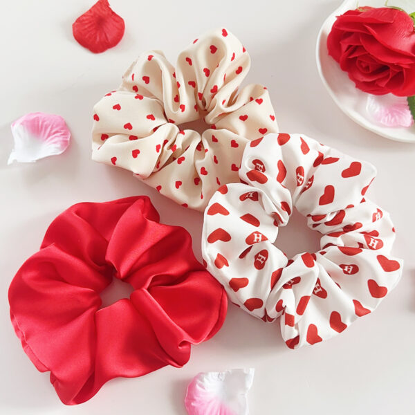 Wholesale Sweet Love Valentine's Day Romantic Fabric Hairbands