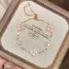 Wholesale Pink Four-leaf Clover Bracelet Micro-inlaid Zircon Hollow Luxury Jewelry