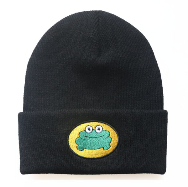 Wholesale Cartoon Frog Knitted Yarn Winter Hat