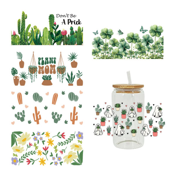 Wholesale UV Transfer Paste Glass Crystal Label Crystal Paste 16OZ UV DTF WRAPS