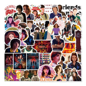 Wholesale 50 Tv Series Strange Stories 4 Stickers for Laptops, Ledgers, Water Cups, Decorative Waterproof DIY Stickers