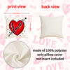Wholesale Love Letter Printed Pillow Case Valentine's Day