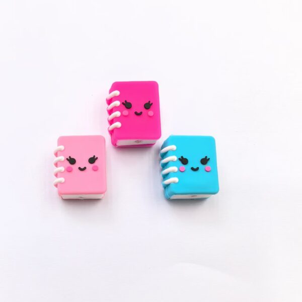O1CN01xhDvRt2FO3iBjDTmn_2216349148869-0-cib Wholesale 10pcs Cartoon Image Colorful 3D Book Silicone Beads