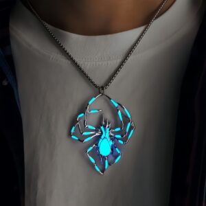 O1CN01xhehjj2IVKo10BQGb_3919529291-0-cib Wholesale Halloween luminous spider necklace