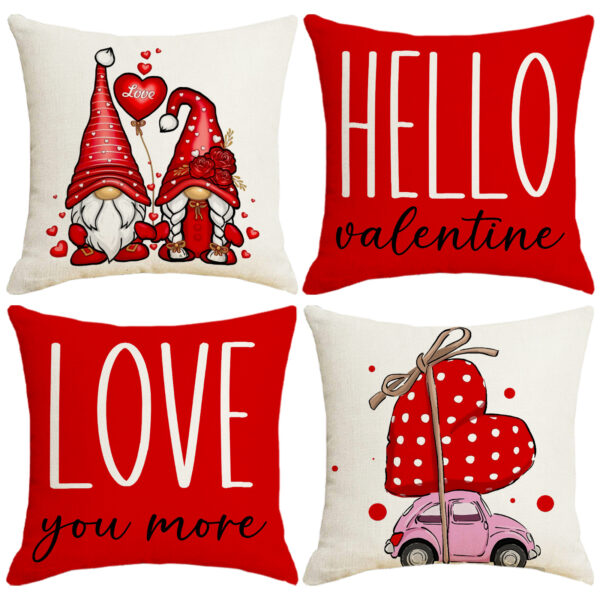 Wholesale Valentine's Day Love Cover Goblin Printed Seat Cushion