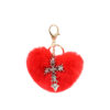 Wholesale Red Love Hair Keychain