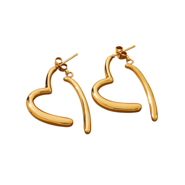 O1CN01xkQ6th1P9XFnWdql5_2218506891798-0-cib Wholesale Stainless steel gold heart gold earrings