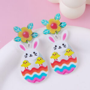 Flower chick easter egg