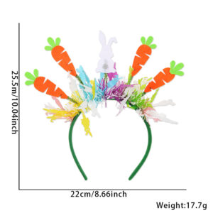 Carrot White Rabbit / Color band headband (without light)