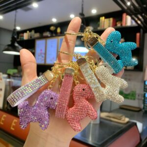 Rhinestone-encrusted pony (randomly selected) / 4.5*5