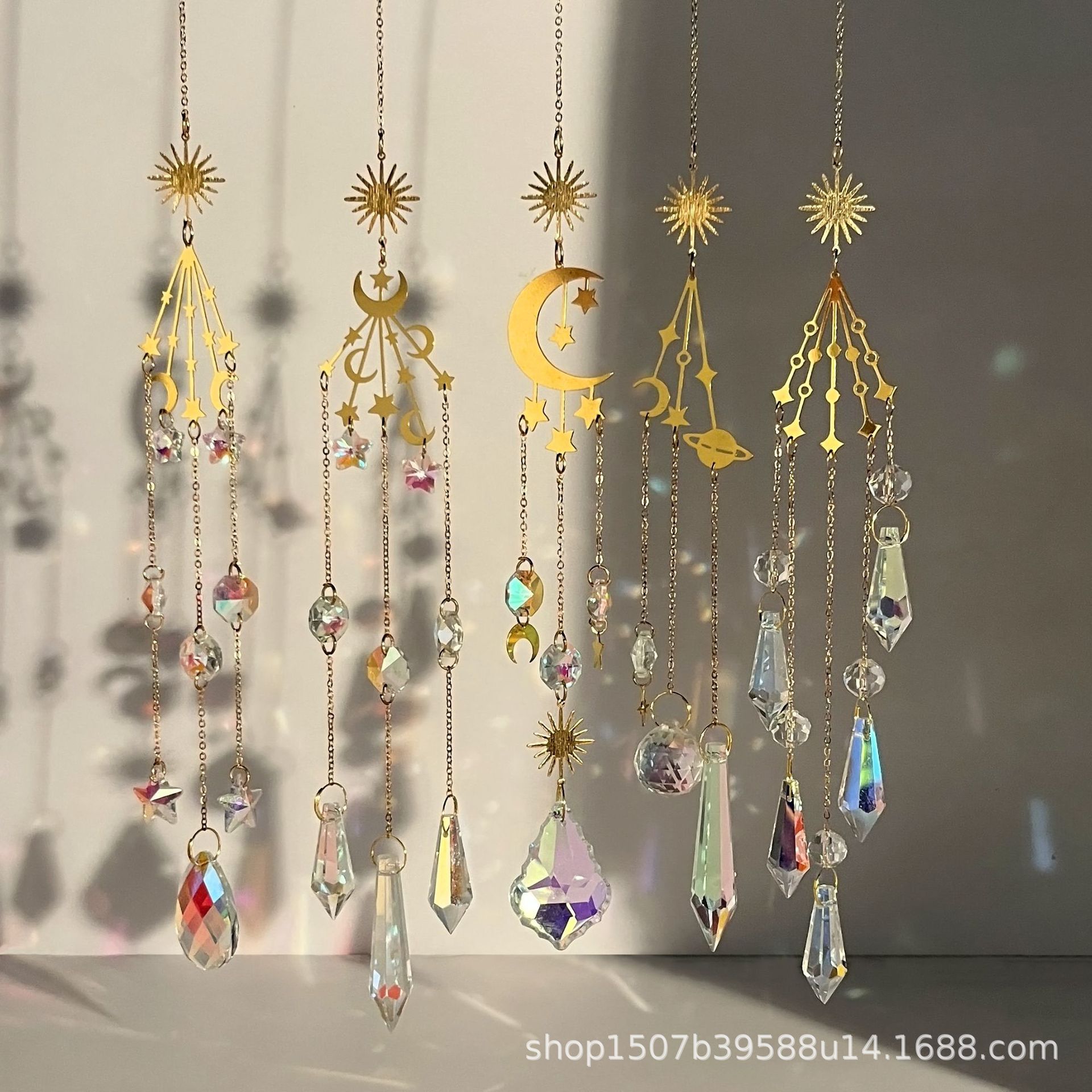 Wholesale window hanging universe galaxy planet series wind chime