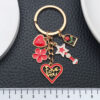 Wholesale Red Magic Wand Love Rose Cherry Blossom Keychain