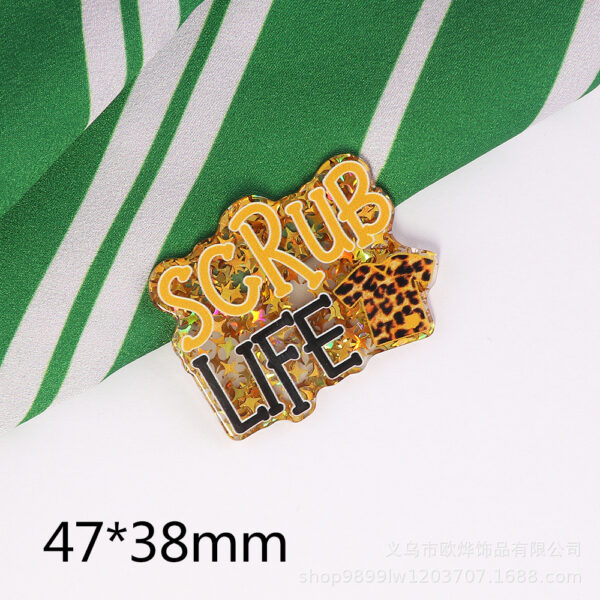 O1CN01xq4un81GL8XPu6bam_2208279590605-0-cib Wholesale 10pcs cartoon organ medical letter bag jewelry acrylic cute DIY patch accessories