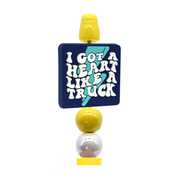 Wholesale 100pcs Creative Cartoon pen beaded PVC soft glue pen beads