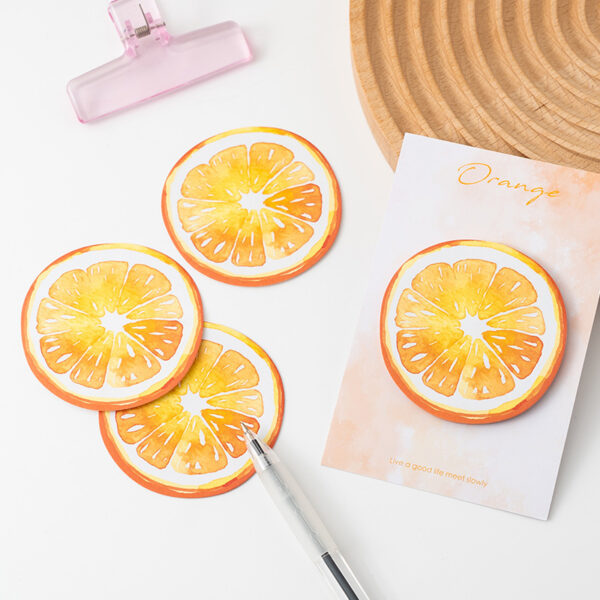 Wholesale Colorful cartoon fruit sticky notes