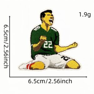 Cartoon football cloth sticker 19 #