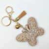 Wholesale Butterfly Creative All-match Bag Pendant Personalized Tassel Keychain Hot Diamond