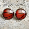 Wholesale Sports basketball baseball softball volleyball sports style earrings