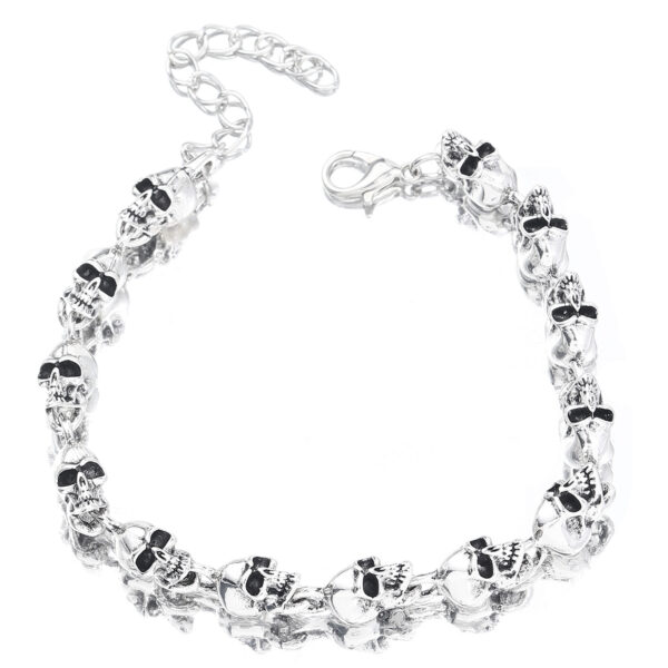 Wholesale Men's Retro Skull Metale Bracelet