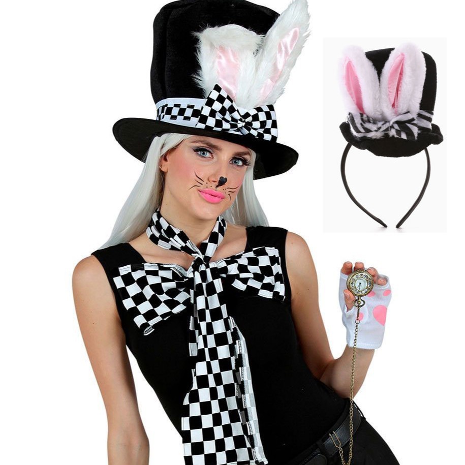 Wholesale Party Veet Plush Rabbit Ears Easter High Hat