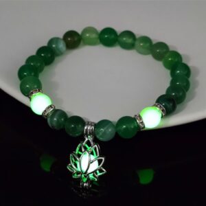 8mm natural green agate green light