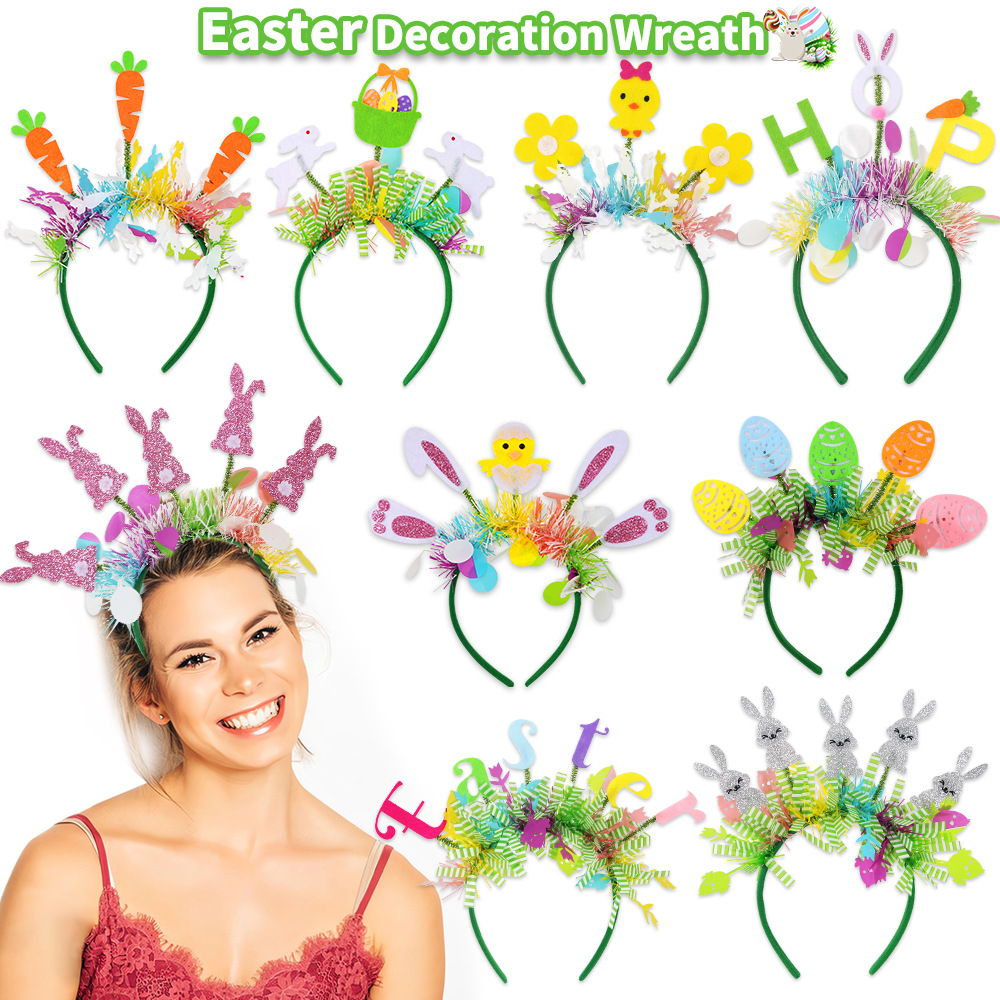Wholesale Easter e ribbon cute chick headband