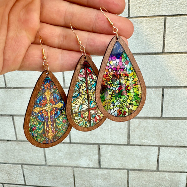 O1CN01y4yIuM1zp38aoPqbD_2215459036762-0-cib Wholesale Waterdrop shaped colored printed acrylic earrings