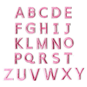 Pink letters set of 26