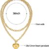 Wholesale Golden electroplated peach heart pendant necklace