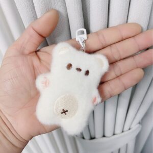 Squeaky White Bear [Keychain Style]