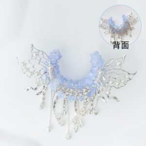 Wings moon boat light royal blue (1 piece)